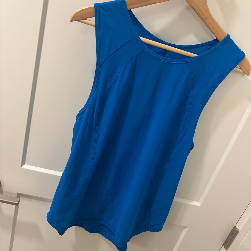lululemon athletica Blue Racerback Tank Top - Picture 4 of 7